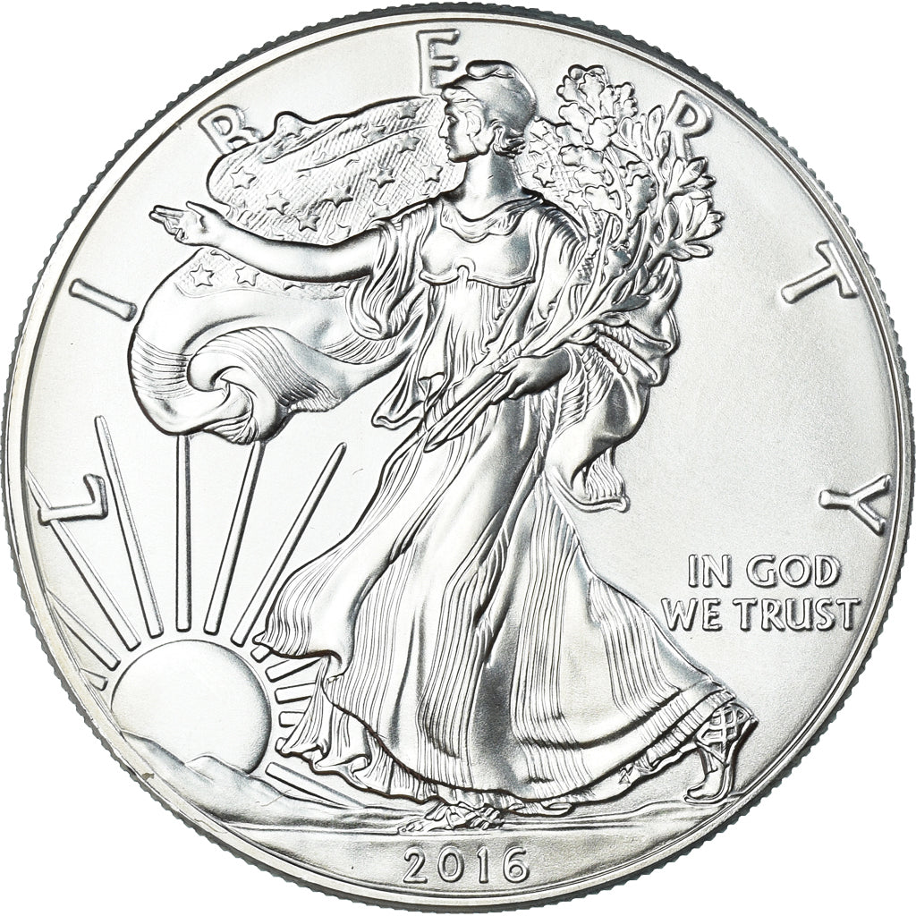 Moneta, Stati Uniti, Dollar, 2016, American Silver Eagle, SPL, Argento