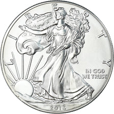 Moneta, Stati Uniti, Dollar, 2016, American Silver Eagle, SPL, Argento
