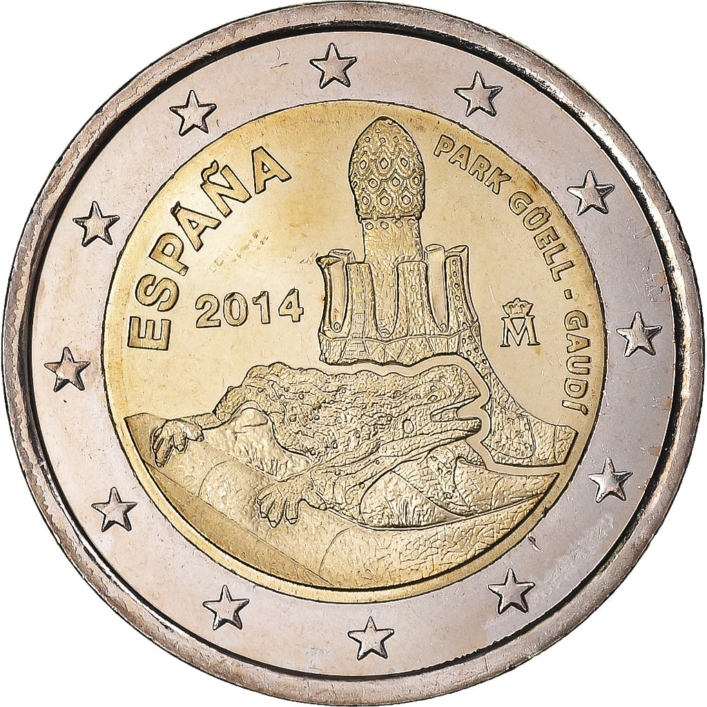 España, 2 Euro, 2014, EBC+, Bimetálico