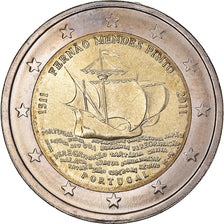 Portugal, 2 Euro, 2011, Mendes Pinto, MS(60-62), Bi-Metallic
