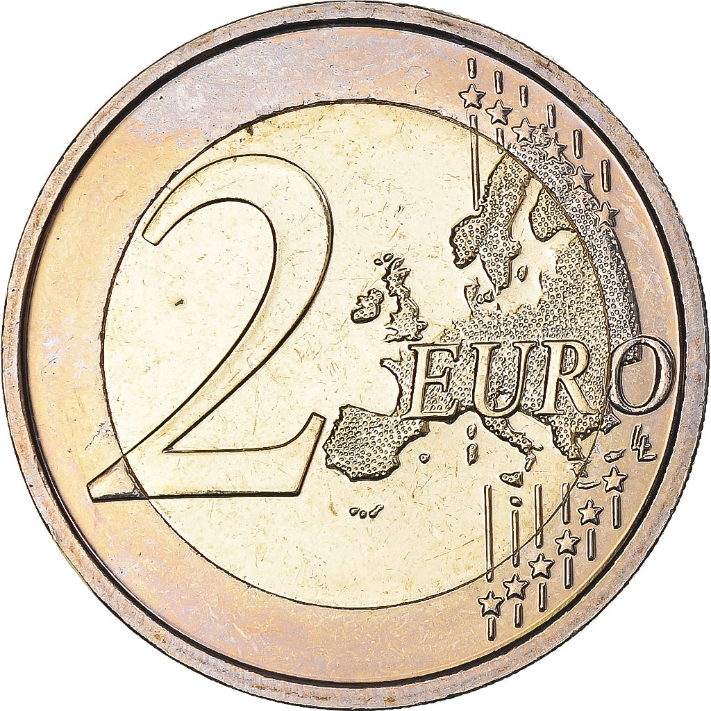 Belgique, 2 Euro, 2009, Louis Braille, SPL, Bimétallique