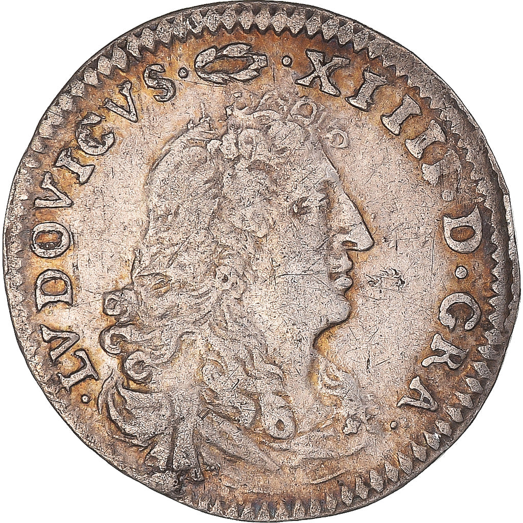 Monnaie, France, Louis XIV, 4 Sols dits « des Traitants », 4 Sols, 1675