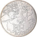 França, 10 Euro, 2012, Bourgogne, MS(63), Prata