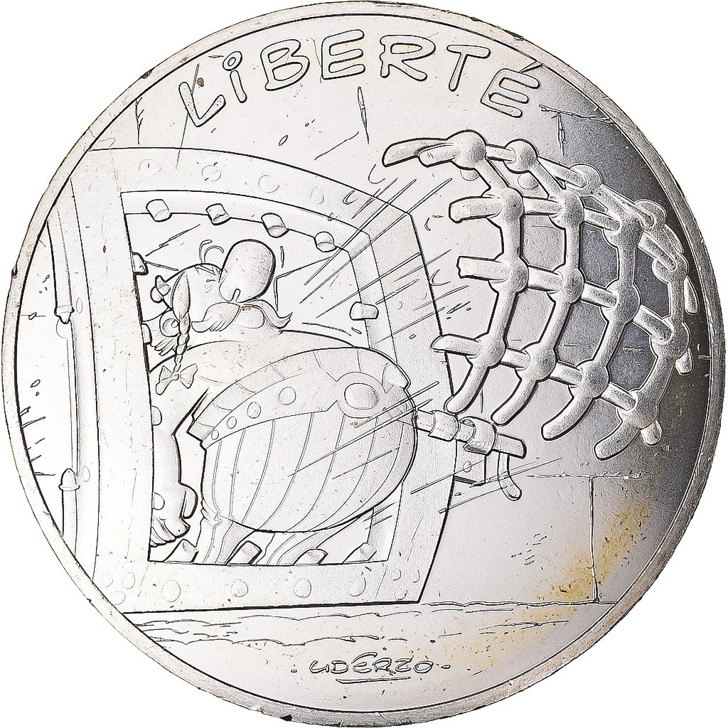 France, 10 Euro, Astérix - Liberté, 2015, Monnaie de Paris, SPL+, Argent