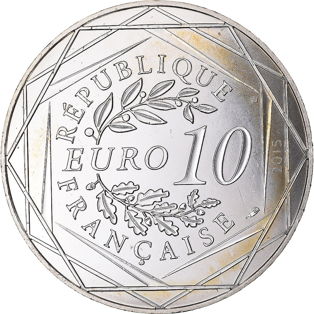 France, 10 Euro, Astérix - Liberté, 2015, Monnaie de Paris, SPL+, Argent