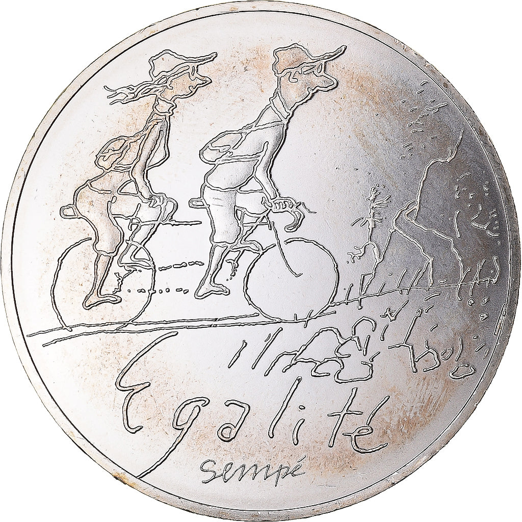 França, 10 Euro, Monnaie de Paris, Sempé - Printemps - Égalité, 2014