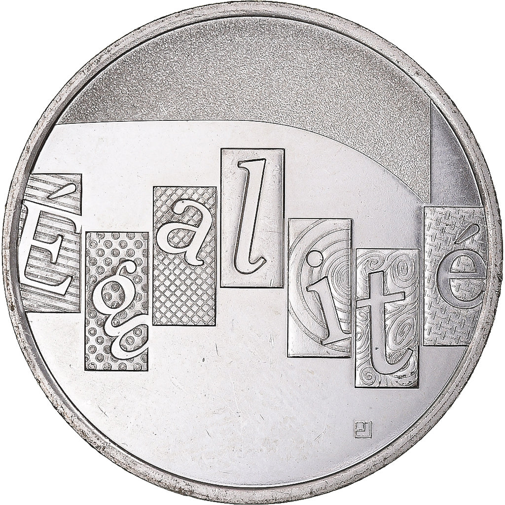 France, 5 Euro, 2013, Egalité, MS(60-62), Silver