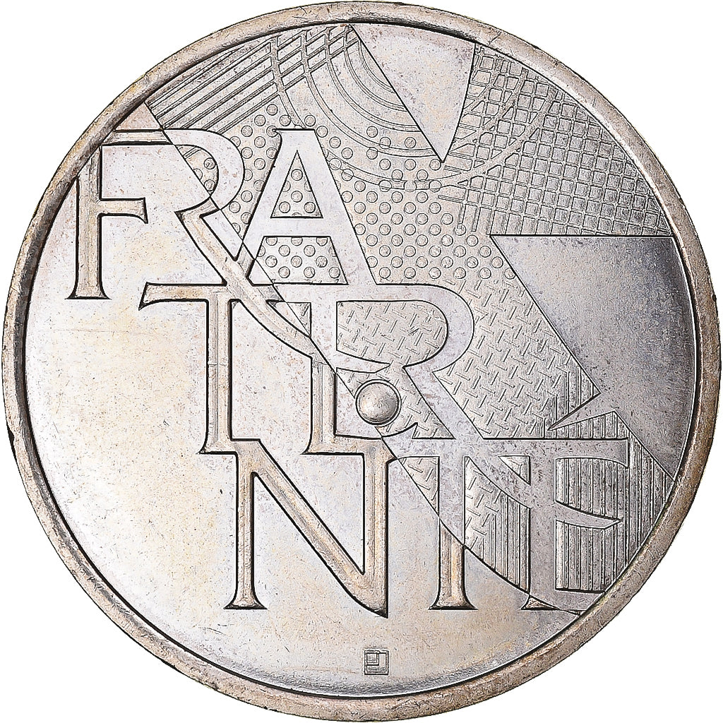 França, 5 Euro, 2013, Fraternité, MS(60-62), Prata