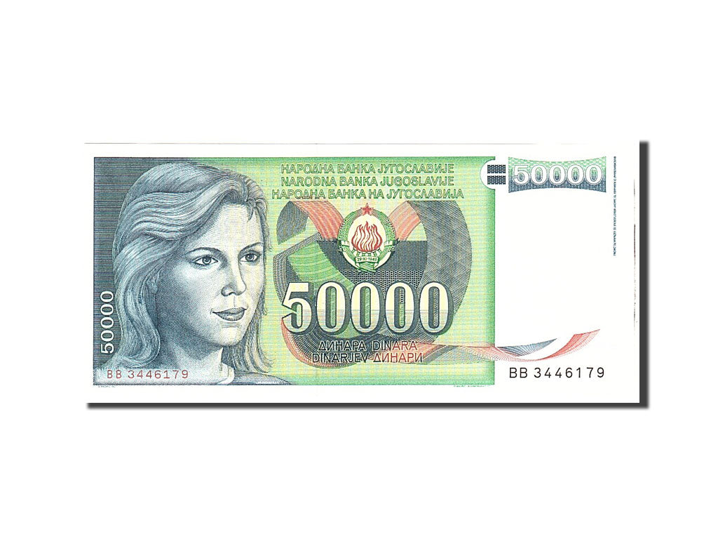 Banknote, Yugoslavia, 50,000 Dinara, 1988, 1988-05-01, KM:96, UNC(65-70)