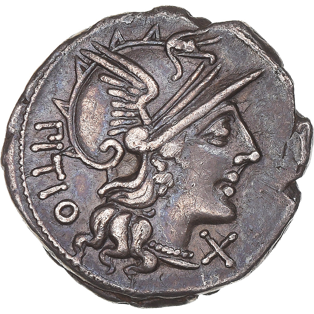 Sempronia, Denarius, 148 BC, Rome, Silver, AU(55-58), Crawford:216/1