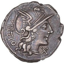 Sempronia, Denarius, 148 BC, Rome, Silver, AU(55-58), Crawford:216/1