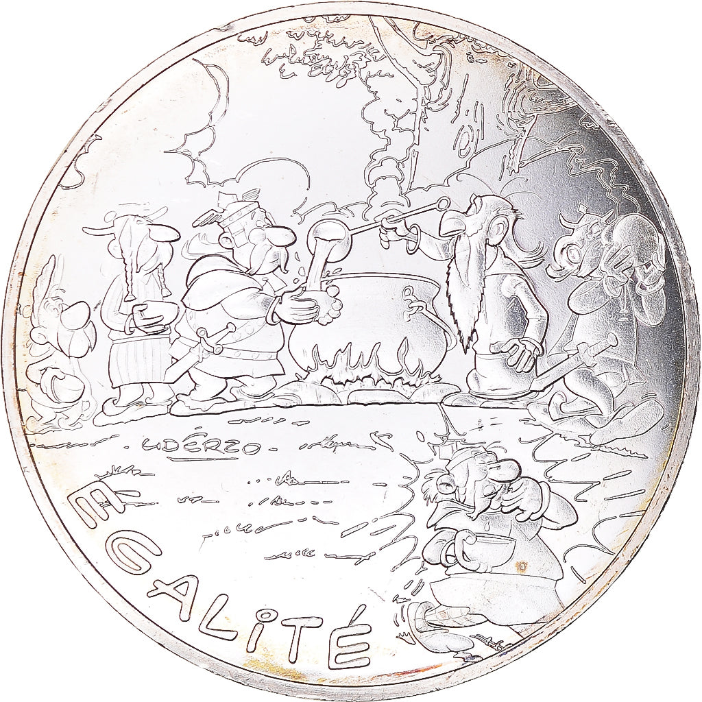 France, 10 Euro, Astérix - Égalité, 2015, Paris, MS(64), Silver