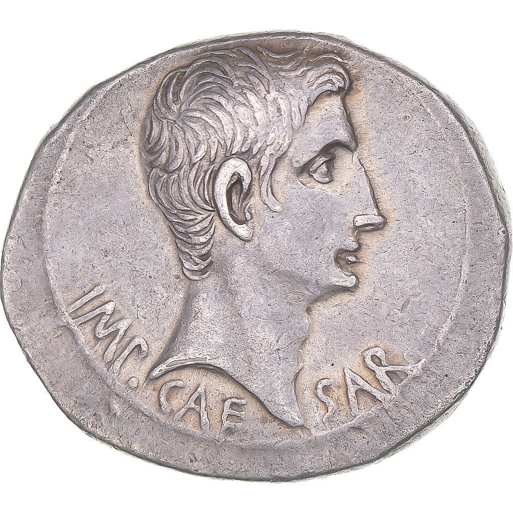 Moneta, Jonia, Augustus, Cistophorus, 25 BC, Ephesos, AU(55-58), Srebro, RIC:478