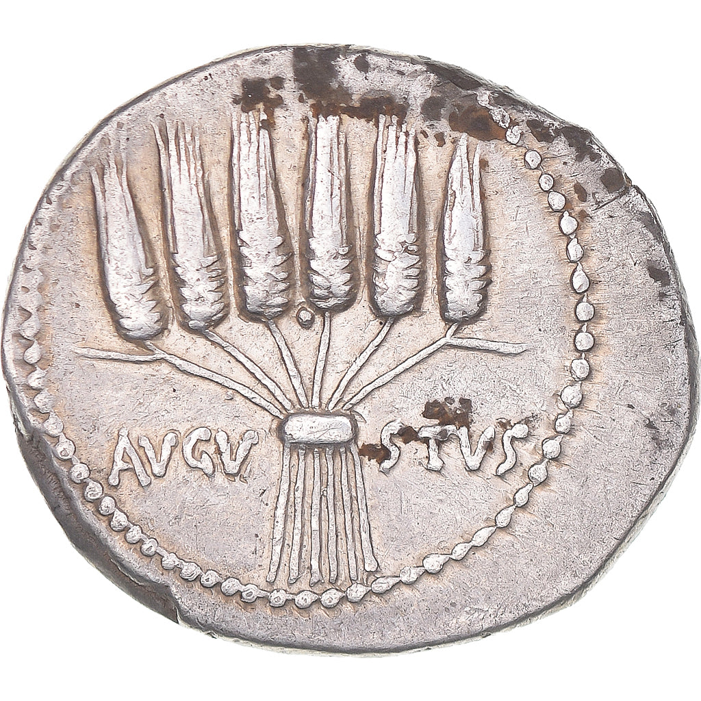 Moneta, Jonia, Augustus, Cistophorus, 25 BC, Ephesos, AU(55-58), Srebro, RIC:478