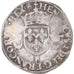 Moeda, França, Henri II, Douzain aux croissants, 1551, Angers, EF(40-45)