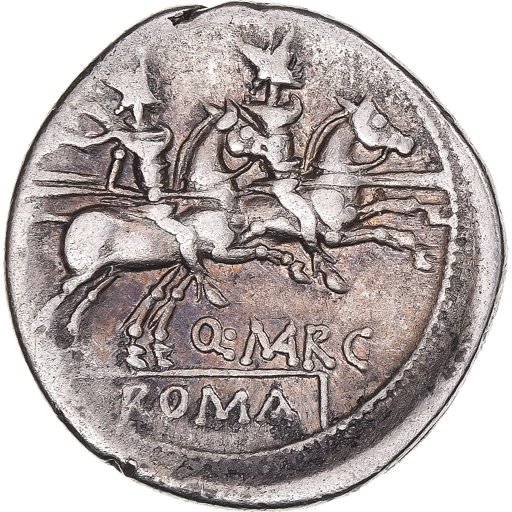 Marcia, Denier, 148 BC, Rome, Argent, TTB, Crawford:215/1