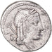 Julia, Denarius, 85 BC, Rome, Plata, BC+, Crawford:352/1