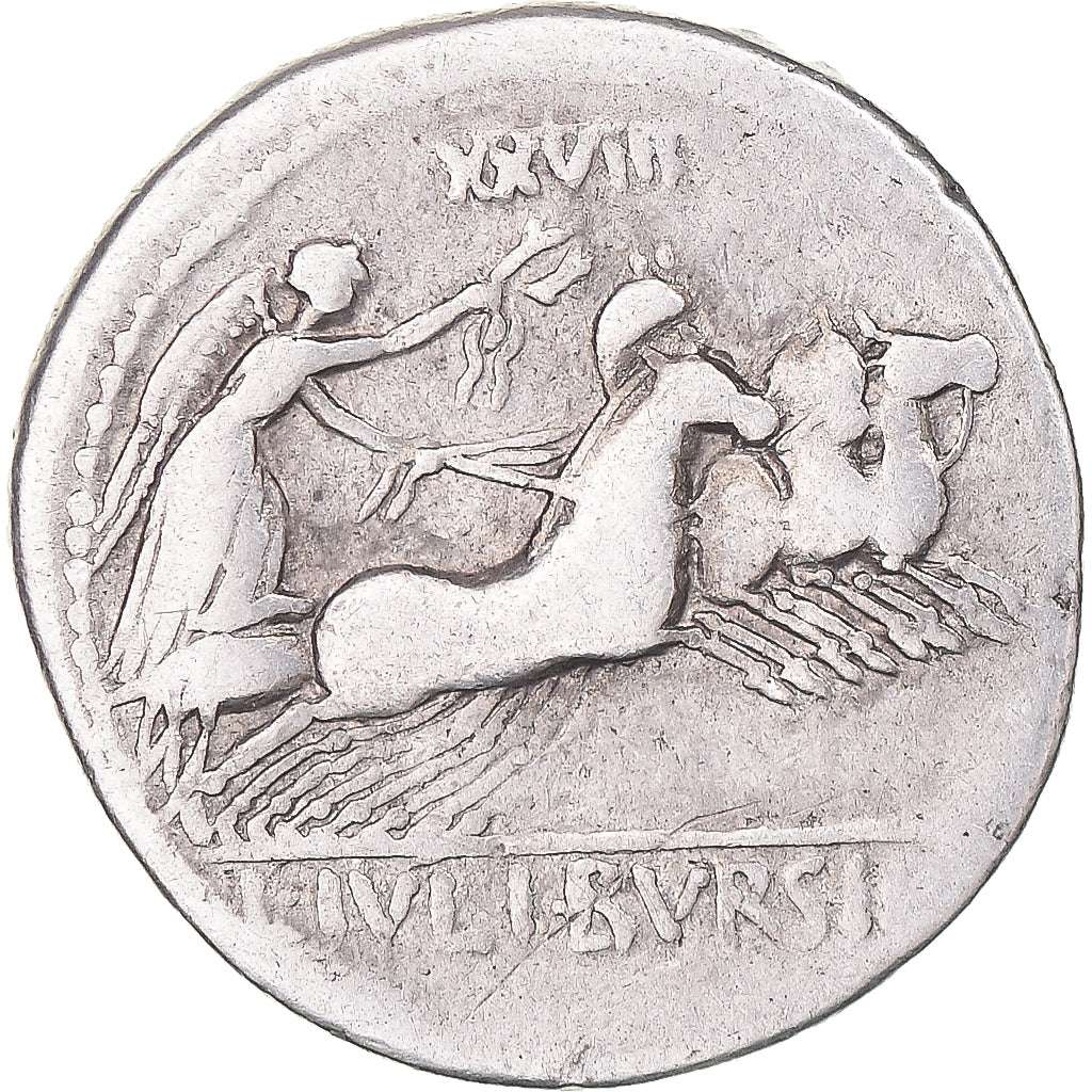 Julia, Denarius, 85 BC, Rome, Plata, BC+, Crawford:352/1