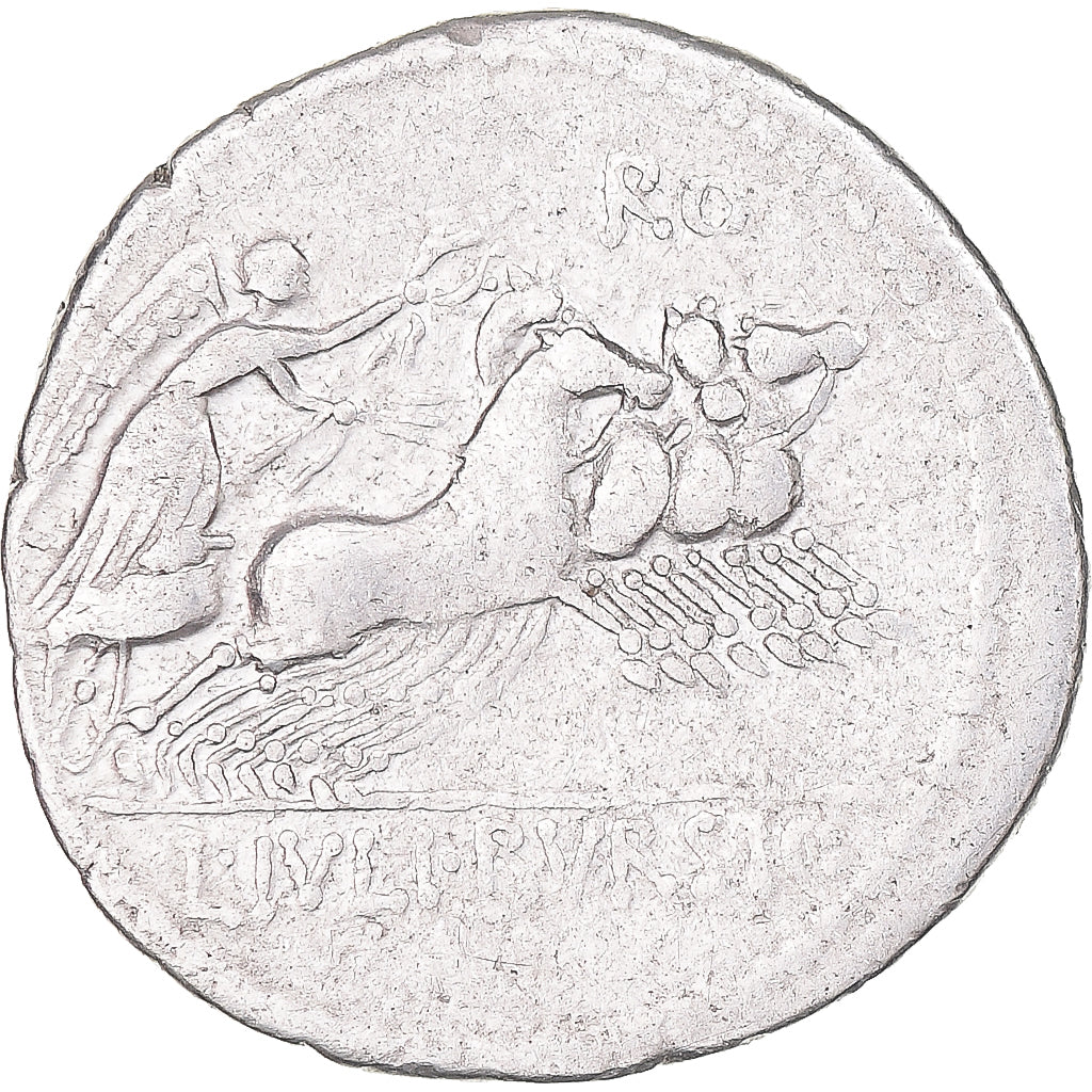 Julia, Denarius, 85 BC, Rome, Plata, BC+, Crawford:352/1