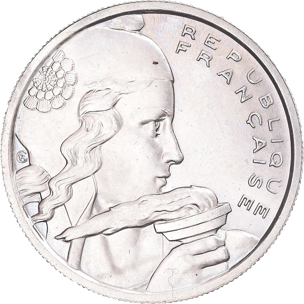 Munten, Frankrijk, 100 Francs, 1954, Paris, ESSAI, UNC-, Cupro-nikkel, KM:E97