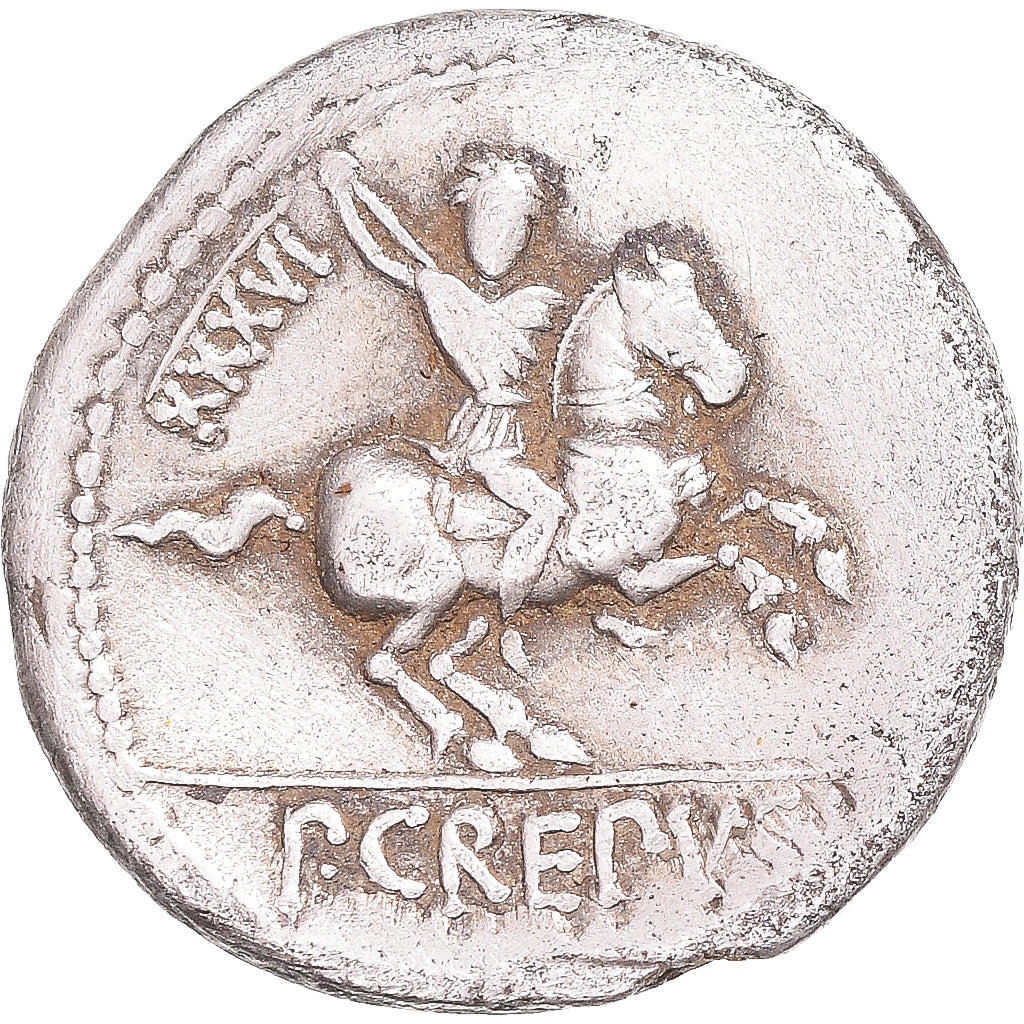 Crepusia, Denarius, 82 BC, Rome, Silver, EF(40-45), Crawford:361/1c