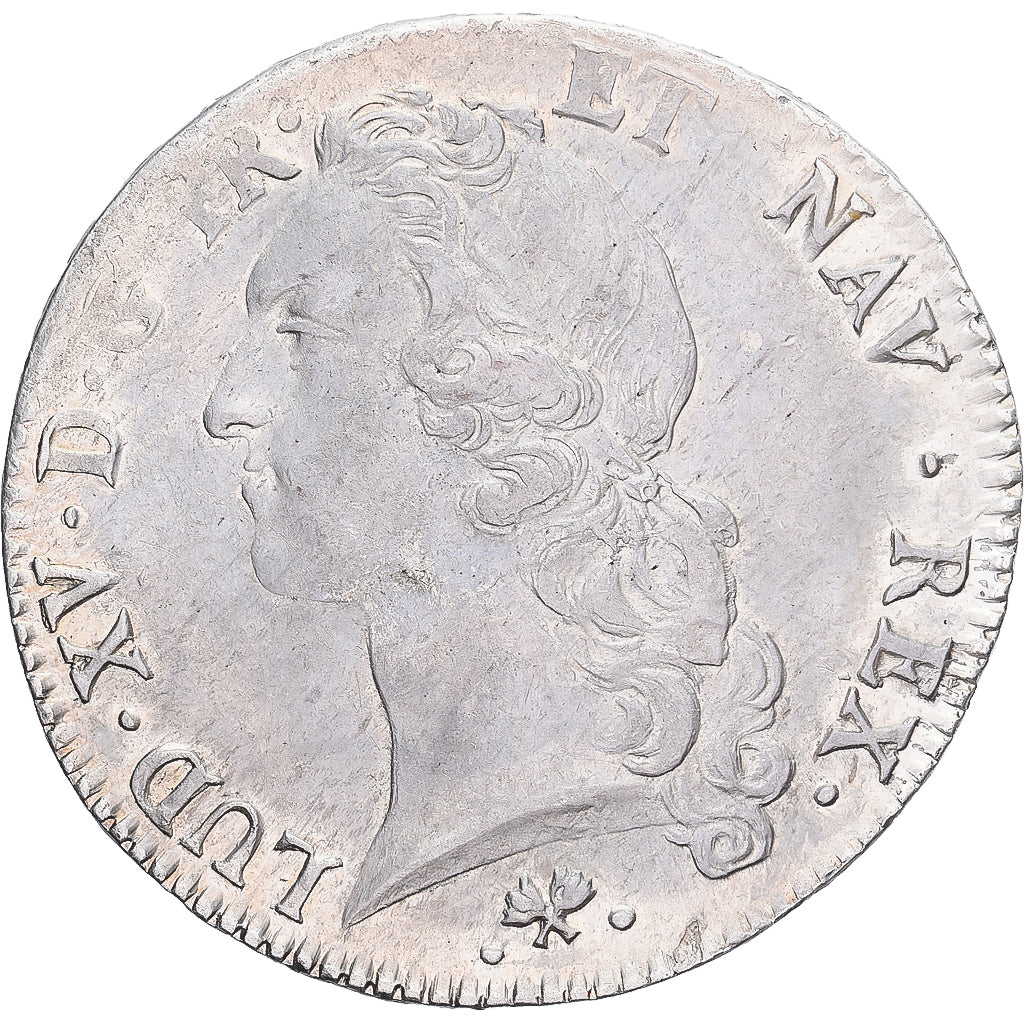 Munten, Frankrijk, Louis XV, Écu au bandeau, 1767, Bayonne, PR, Zilver