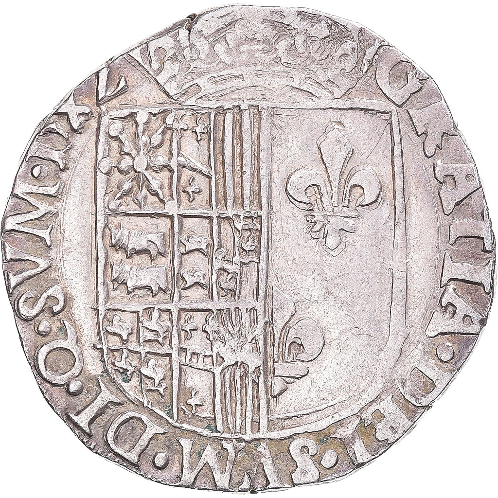 Coin, France, Henri III (Henri II de Béarn), Franc, 1582, Saint-Palais