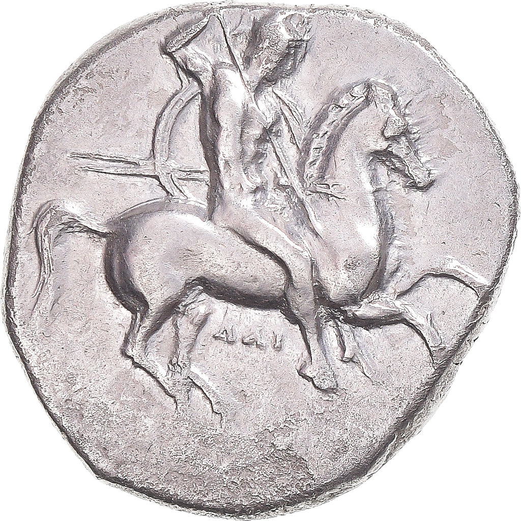 Calábria, Stater, ca. 332-302 BC, Tarentum, Prata, EF(40-45), HGC:1-801, HN