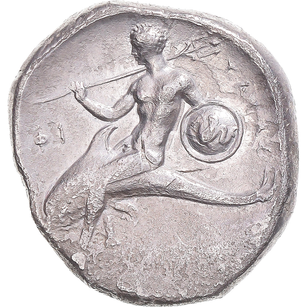 Calábria, Stater, ca. 332-302 BC, Tarentum, Prata, EF(40-45), HGC:1-801, HN