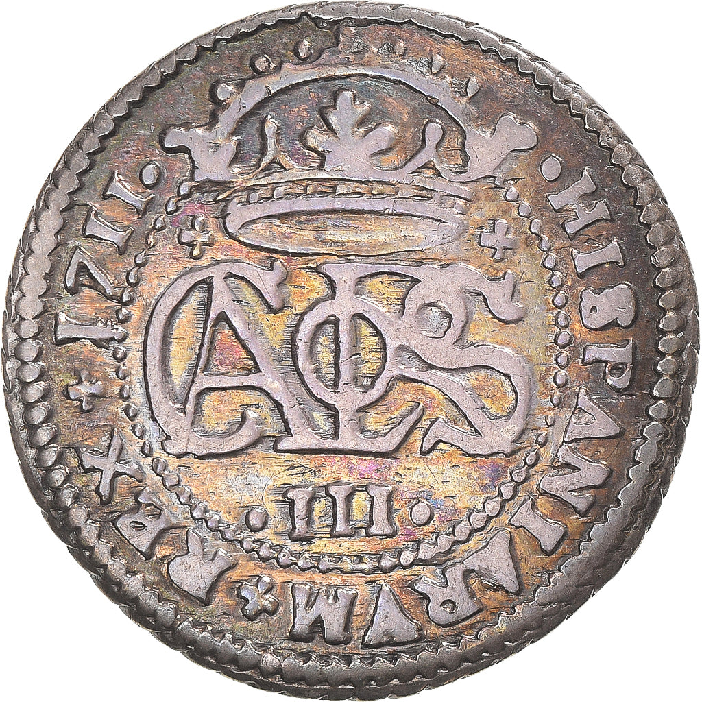 Moneda, España, Archduke Charles as Charles III, 2 Reales, 1711, Barcelona