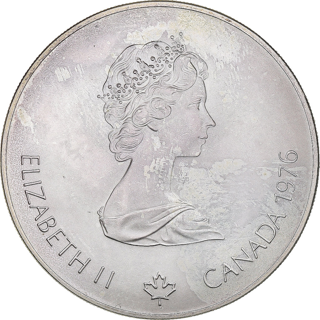Coin, Canada, 1976 Olympics - Olympic village, 5 Dollars, 1976, MS(63), Silver