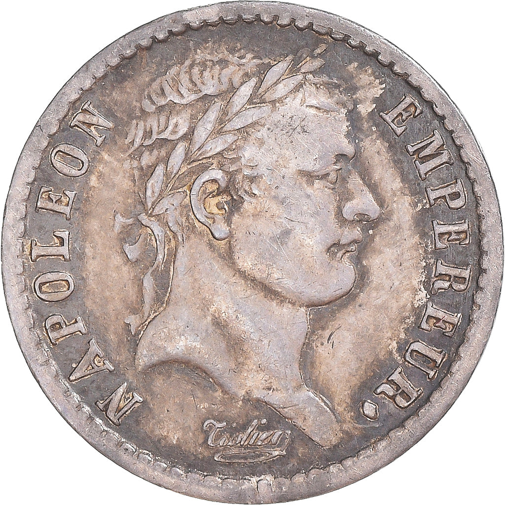 Münze, Frankreich, Napoleon I, 1/2 Franc, 1814, Paris, SS+, Silber, Gadoury:399