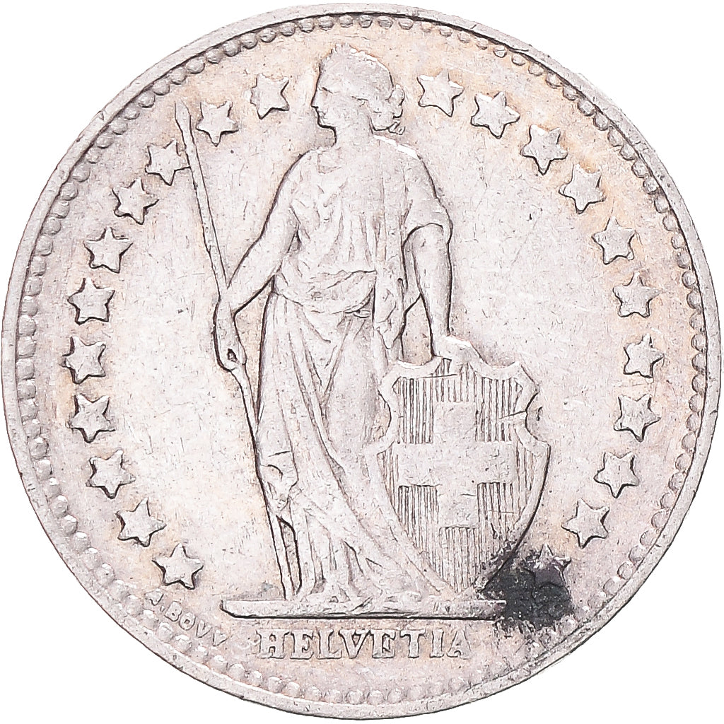Monnaie, Suisse, 1/2 Franc, 1945, Bern, TTB, Argent
