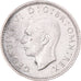 Monnaie, Royaume-Uni, George VI, 6 Pence, 1944, TB+, Argent