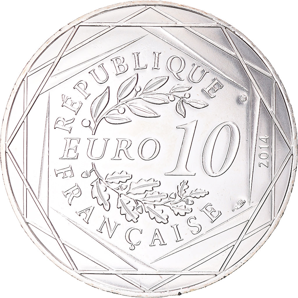 France, 10 Euro, Sempé - Printemps - Liberté, 2014, Paris, SPL+, Argent
