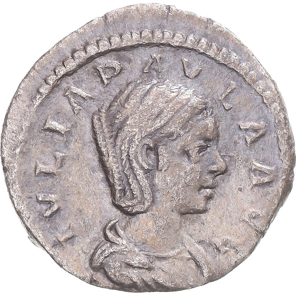 Julia Paula, Denarius, 219-220, Rome, Plata, MBC+, RIC:211