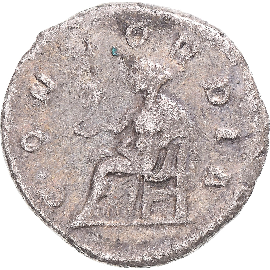 Julia Paula, Denarius, 219-220, Rome, Plata, MBC+, RIC:211