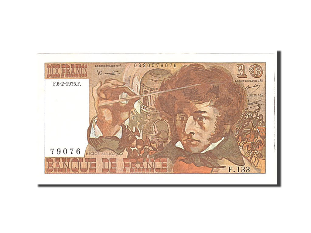Billete, Francia, 10 Francs, 1975, 1975-02-06, SC, Fayette:63.8, KM:150b