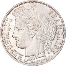 Münze, Frankreich, Cérès, 5 Francs, 1851, Paris, VZ, Silber, Gadoury:719