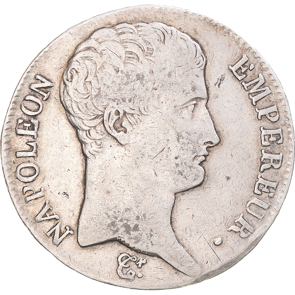 Munten, Frankrijk, Napoleon I, 5 Francs, AN 13, Toulouse, FR+, Zilver