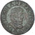 Monnaie, France, Louis XIII, Double Tournois, 1611, Bordeaux, Rare, TB+, Cuivre
