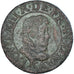 Monnaie, France, Louis XIII, Double Tournois, 1611, Bordeaux, Rare, TB+, Cuivre