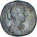 Diva Faustina II, Sestertius, 176-180, Rome, Bronze, VF(20-25), RIC:1711