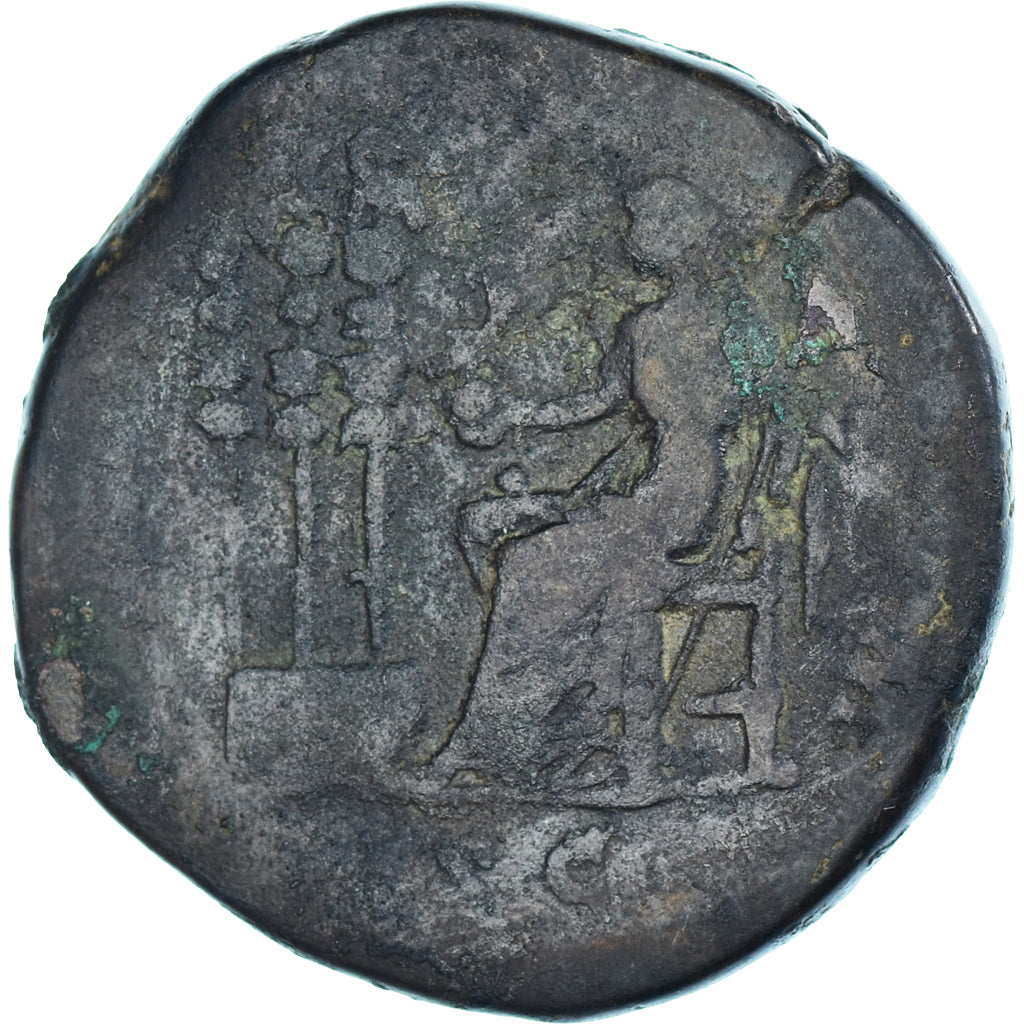 Diva Faustina II, Sestertius, 176-180, Rome, Bronze, VF(20-25), RIC:1711