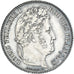 Moneda, Francia, Louis-Philippe, 1 Franc, 1847, Paris, EBC+, Plata, Gadoury:453