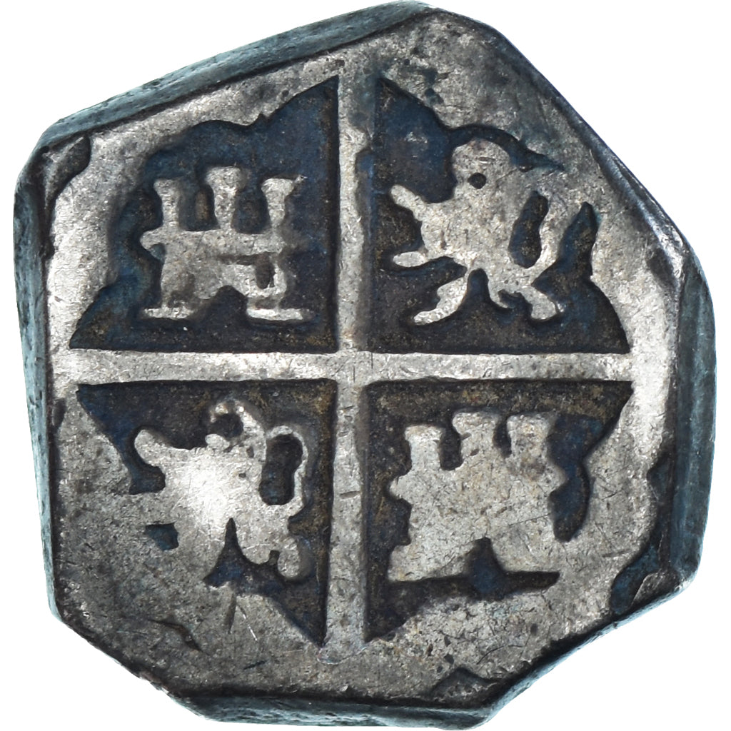 Coin, Spain, Philip IV, 2 Reales, 1621-1665, VF(20-25), Silver