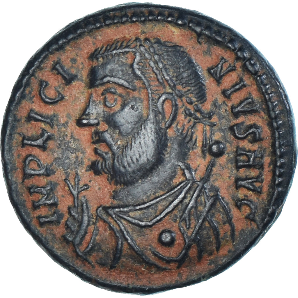 Moeda, Licinius I, Follis, 308-324, Kyzikos, EF(40-45), Bronze