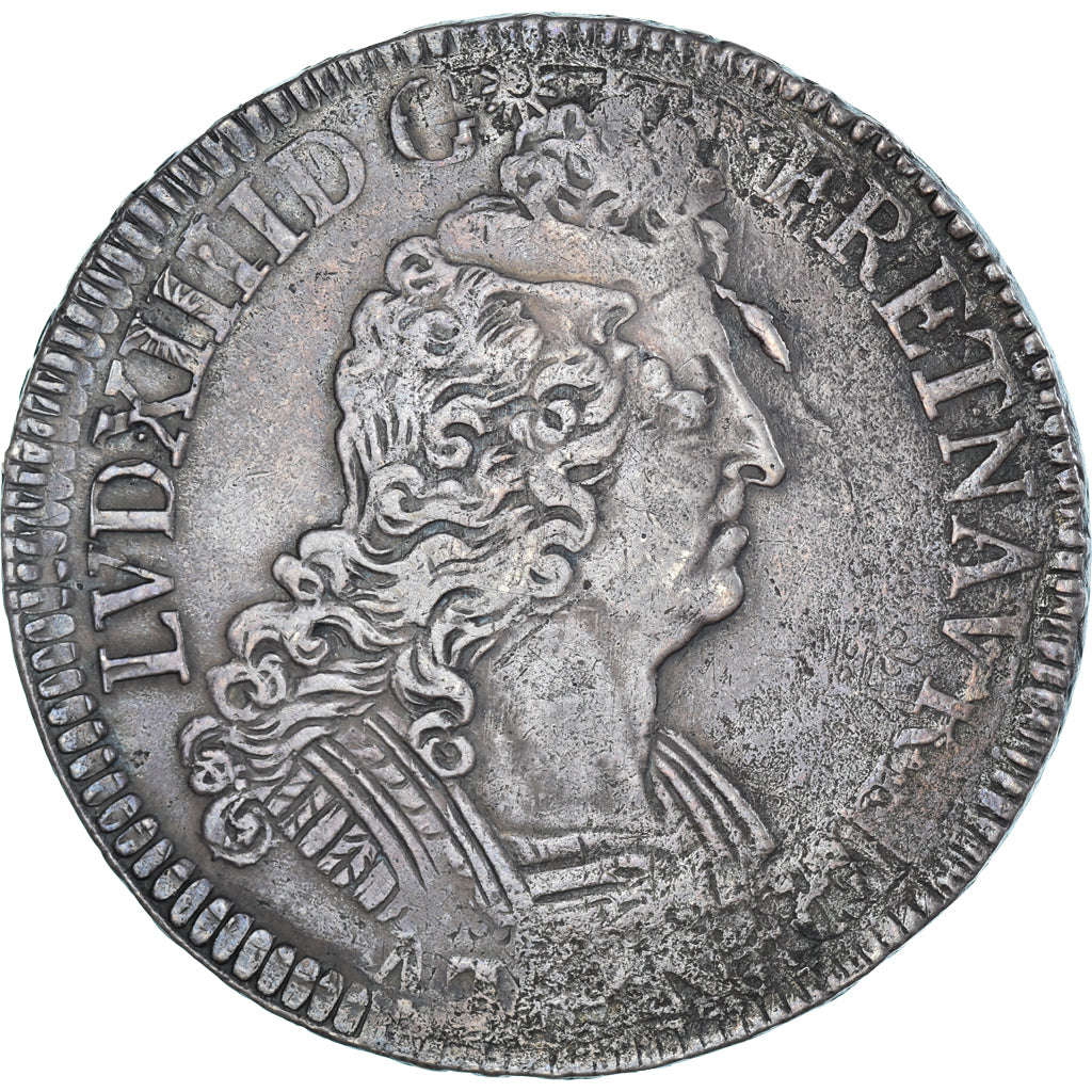 Moneta, Francia, Louis XIV, Ecu aux Insignes, 1701-1704, Uncertain Mint