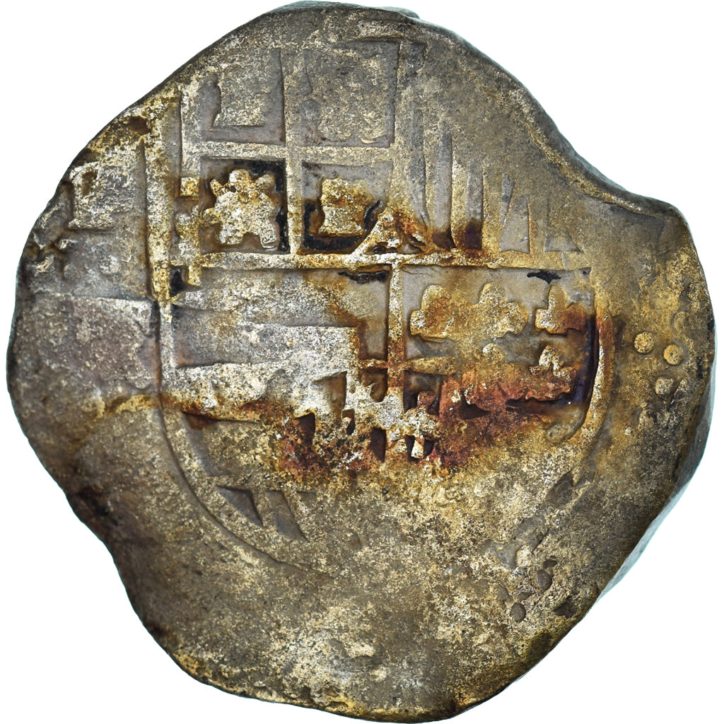 Peru, Philip II or Philip III ?, 8 Reales, Uncertain date, Potosi, COB