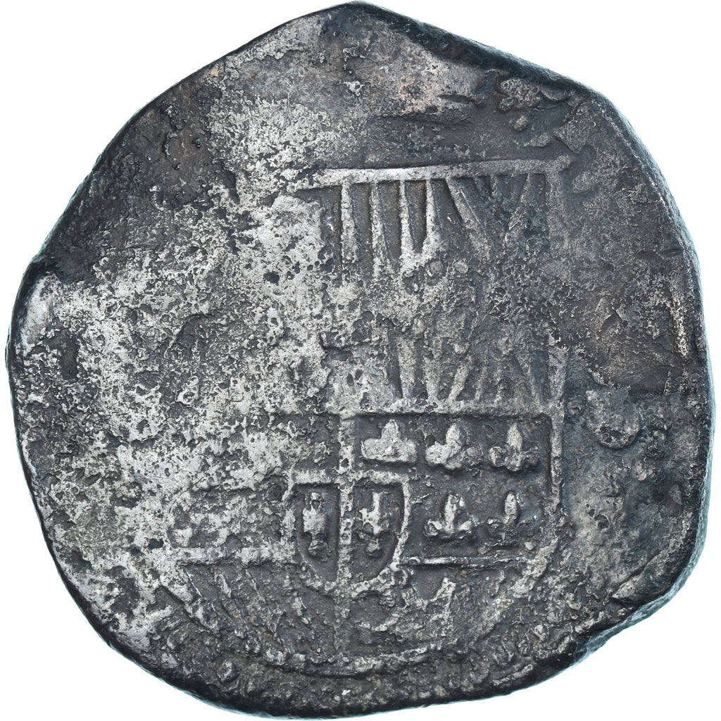 Hiszpania, Philip II or Philip III ?, 8 Reales, Uncertain date, COB, F(12-15)